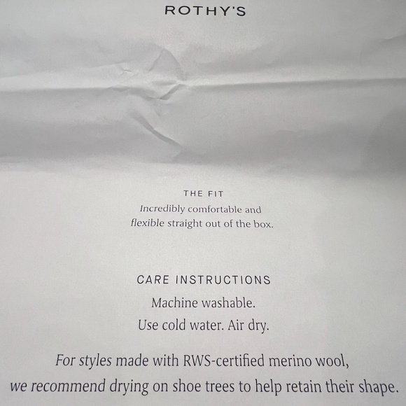 ROTHY'S RETIRED Black Pointed Toe Mary Jane Flats Size 9.5 - Picture 8 of 10